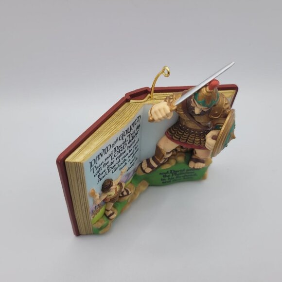 Hallmark Keepsake David Goliath Ornament Bible Story 1999 Christian Holiday Lord - Picture 4 of 7